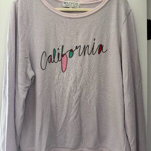 Wildfox California Baggy Beach Jumper | color Iris | size Medium
